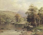 William henry mander On the Mawddach,near Dolgelly (mk37) oil painting on canvas